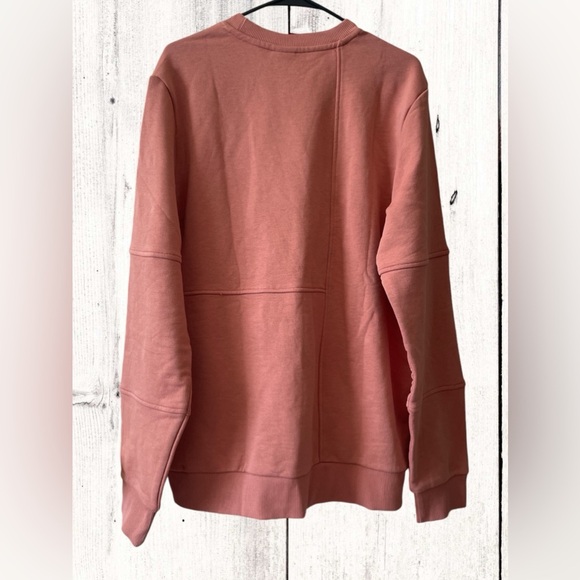 Reebok Men’s MYT Minimal Waste Crewneck Sweatshirt Canyon Coral Sz Large NWT - Picture 8 of 8